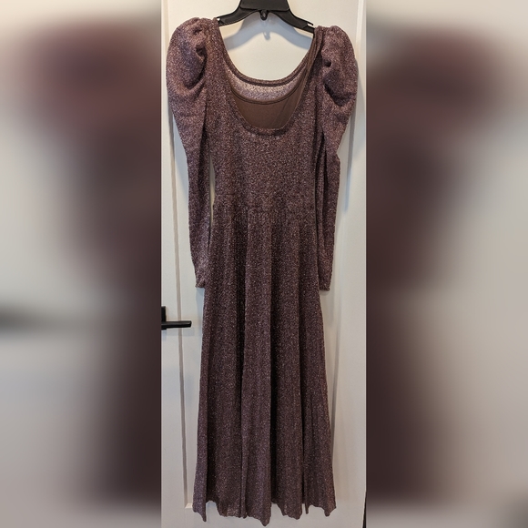 Zara Burgandy Dress Size S - Picture 5 of 5